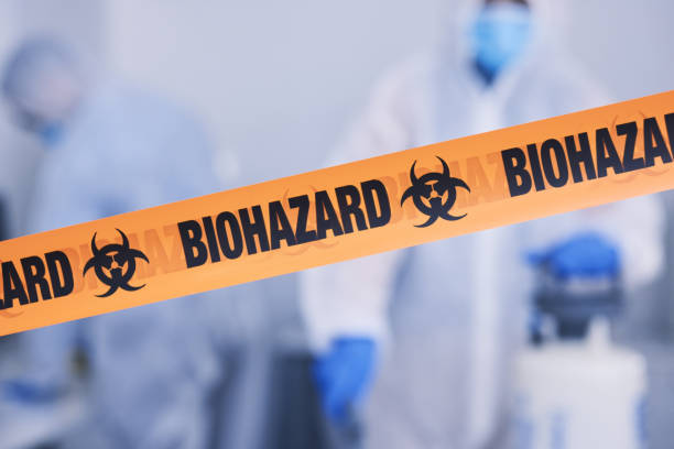 Professional Drug Lab Cleanup technician working in Lyons, IL